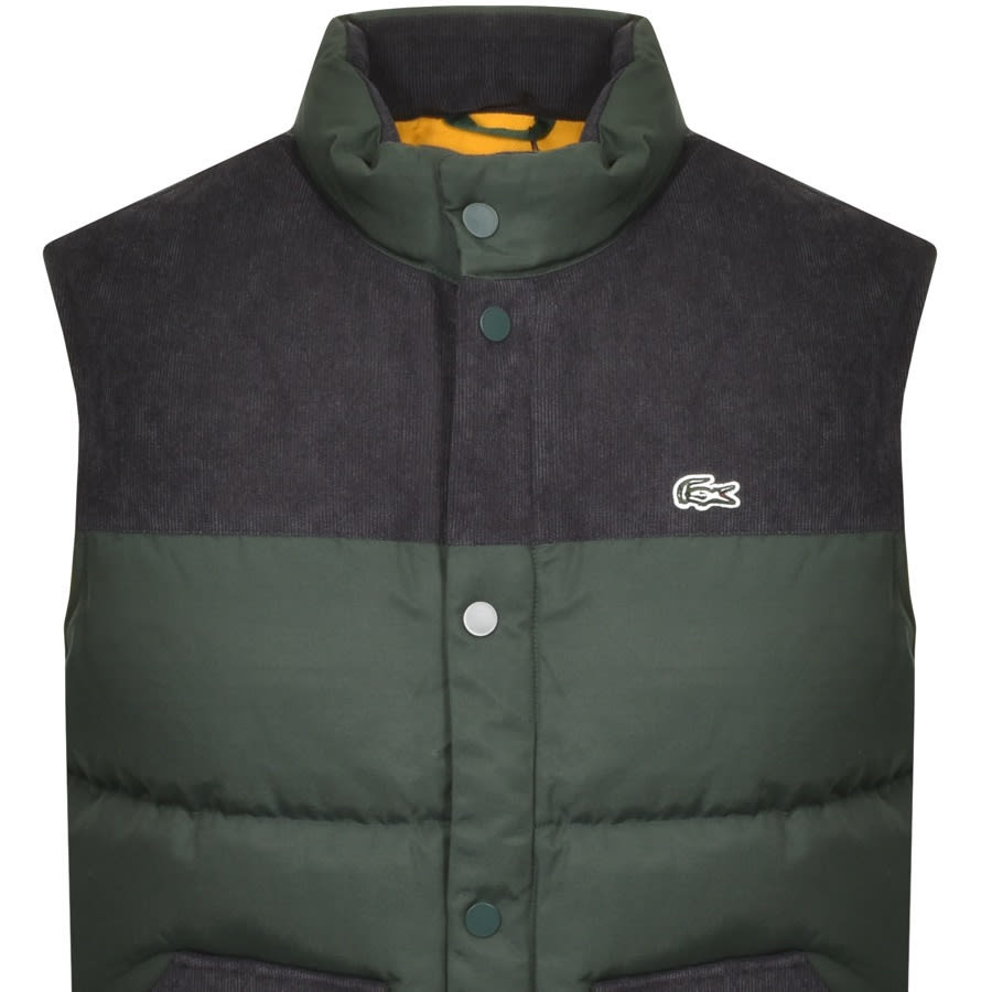 Alternative Image for ProductLacoste Live Logo Gilet Green2
